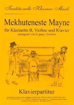 Cover Mekhuteneste Mayne für Klarinette, Violine und Klavier Stimmen