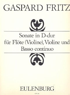 Cover Sonate D-Dur op.4,5 für Flöte, Violine und Bc