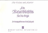 Ein Mozartbüchlein für die Geige Ein Mozartbüchlein für die Geige