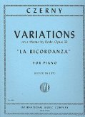 Variations op.33 La Ricordanza for piano Variations op.33 La Ricordanza for piano