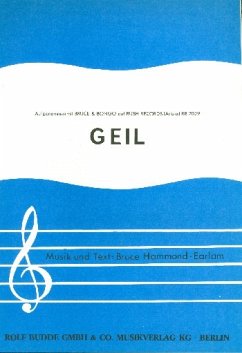 Cover Geil: Einzelausgabe Gesang und Klavier