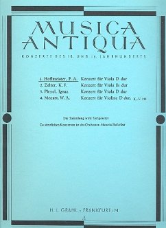 Cover Konzert D-Dur für Viola und Orchester für Viola und Klavier