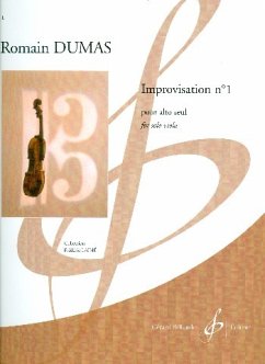 Improvisation no.1 pour alto Improvisation no.1 pour alto