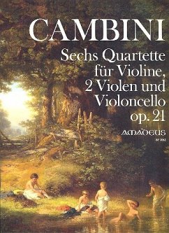 6 Quartette op.21 für Violine, 2 Violen und Violoncello Partitur und Stimmen