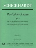 2 leichte Sonaten op.3 für Altblockflöte und Bc