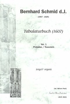 Cover Tabulaturbuch Band 1 für Orgel