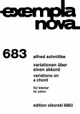 Variationen über einen Akkord für Klavier Variationen über einen Akkord für Klavier