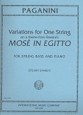 Variations for 1 string on a Theme from Rossini's Moses in Egypt for double bass and piano Variations for 1 string on a Theme from Rossini's Moses in Egypt for double bass and piano