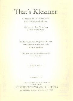 That's Klezmer: für 1-2 Klarinetten (Violinen) und Klavier, Begleitung ad lib Viola 1/2