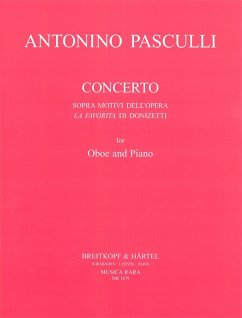 Cover Concerto sopra motivi dell'opera La Favorita di Donizetti for oboe and piano