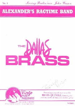 Cover Alexander's Ragtime Band for 5-6 brass instruments (percussion ad lib) score and parts