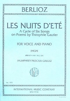 Les nuits d'été A cycle of 6 songs for high voice and piano (en/fr)