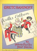 Feuilles d'album op.139 pour piano Feuilles d'album op.139 pour piano