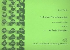 Cover 2 x 73 leichte Choralvorspiele alter und neuer Meister Band 3 für Orgel
