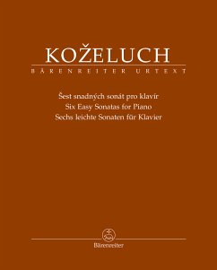 Cover Sechs leichte Sonaten für Klavier