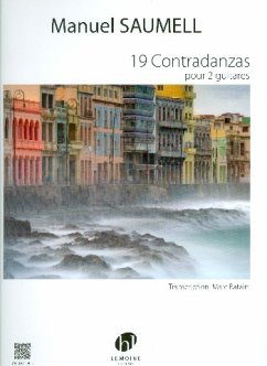 Cover 19 Contradanzas pour 2 guitares partition