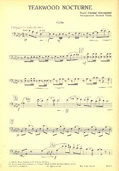 Cover Teakwood Nocturne und Melodie de minuit: für Salonorchester Ergänzungsstimmen