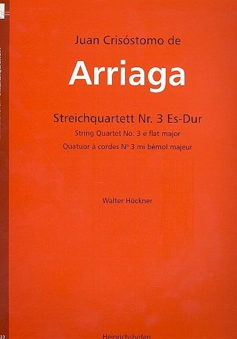 Streichquartett Es-Dur Nr.3 Stimmen