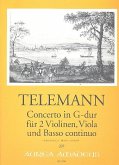 Concerto G-Dur für 2 Violinen, Viola und Bc Stimmen