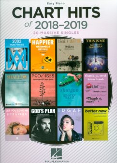 Cover Chart Hits Of 2018-2019 - Klavier