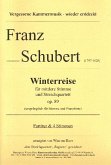 Winterreise op.89 für Gesang (mittel) und Streichquartett Partitur und Instrumentalstimmen Winterreise op.89 für Gesang (mittel) und Streichquartett Partitur und Instrumentalstimmen