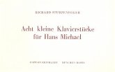 8 kleine Klavierstücke für Hans Michael 8 kleine Klavierstücke für Hans Michael