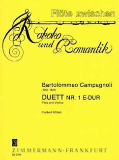 Cover Duett E-Dur Nr.1 für Flöte und Violine