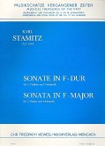 Sonate F-Dur für 2 Violinen und Violoncello Partitur und 3 Stimmen Sonate F-Dur für 2 Violinen und Violoncello Partitur und 3 Stimmen