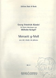 Cover Menuett g-moll aus der Suite de pieces für Klavier 795753931