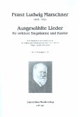 Ausgewählte Lieder für Gesang (mittel) und Klavier Partitur