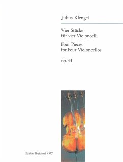 Cover 4 Stücke op.33 für 4 Violoncelli Stimmen