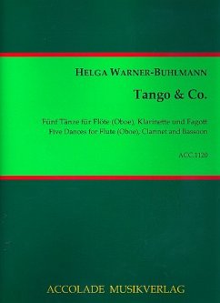 Cover Tango und Co für Flöte (Oboe), Klarinette und Fagott Partitur und Stimmen