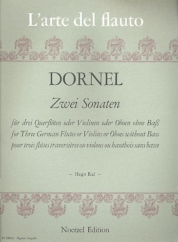 2 Sonaten für 3 Flöten (Violine, Oboe) Spielpartitur 2 Sonaten für 3 Flöten (Violine, Oboe) Spielpartitur