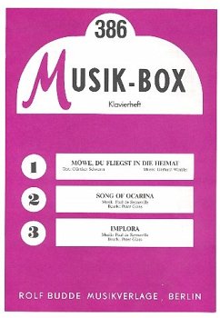 Cover Musik Box 386 Klavierheft