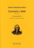 Concerto c-moll BWV1060 für 3 Violoncelli Partitur und Stimmen