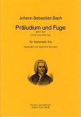 Präludium und Fuge C-Dur BWV872 für 3 Violoncelli Partitur und Stimmen