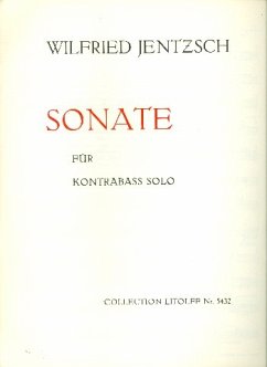 Cover Sonate für Kontrabass solo
