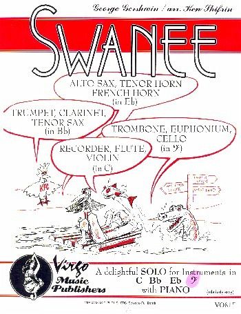 Swanee for C instrument in bass clef (trombone/euphonium/cello) and piano Swanee for C instrument in bass clef (trombone/euphonium/cello) and piano