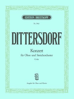 Cover Konzert G-Dur für Oboe und Streicher für Oboe und Klavier