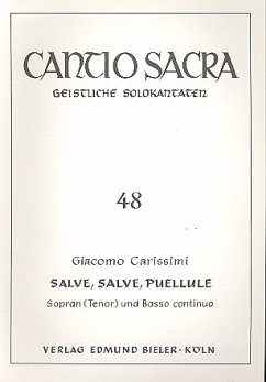 Cover Salve salve puellule für Sopran (Tenor) und Bc