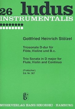 Sonate D-Dur für Flöte, Violine und Bc Stimmen