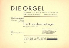 Cover 5 Choralbearbeitungen für Orgel (pedaliter)