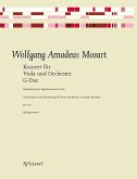 Konzert B-Dur KV191 für Fagott und Orchester für Viola und Klavier (G-Dur) 2 Spielpartituren