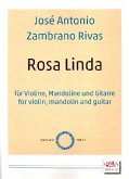 Rosa Linda für Violine, Mandoline und Gitarre Partitur und Stimmen