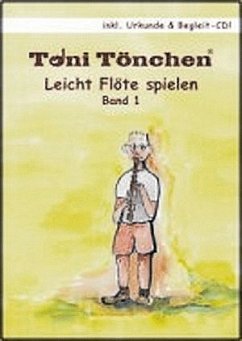 Cover Leicht Flöte spielen Band 1 (+Urkunde) für Sopranblockflöte