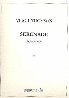 Cover Serenade for flute and violin 2 scores