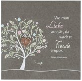 Schieferrelief zur Hochzeit "Liebe"