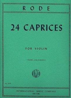 24 Caprices for violin Cover 24 Caprices for violin