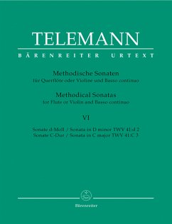 Cover Methodische Sonaten Band 6 für Violine (Fl) und Bc