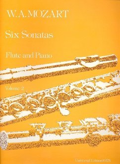 Cover 6 Sonaten Band 2 (Nr.4-6) für Flöte und Klavier